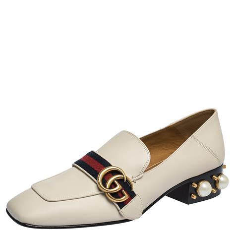 gucci shoes with perals|Gucci genuine leather shoes.